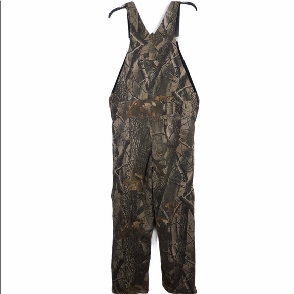 RATTLERS Camo Insulated Overalls REALTREE Hardwood - Picture 2 of 11